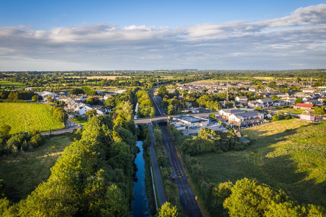 Aerial of Enfield, Co. Meath